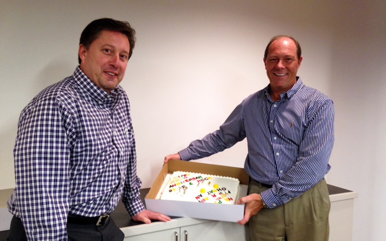 Steve Daves and Chuck Loving Celebrate Five Years of Ownership